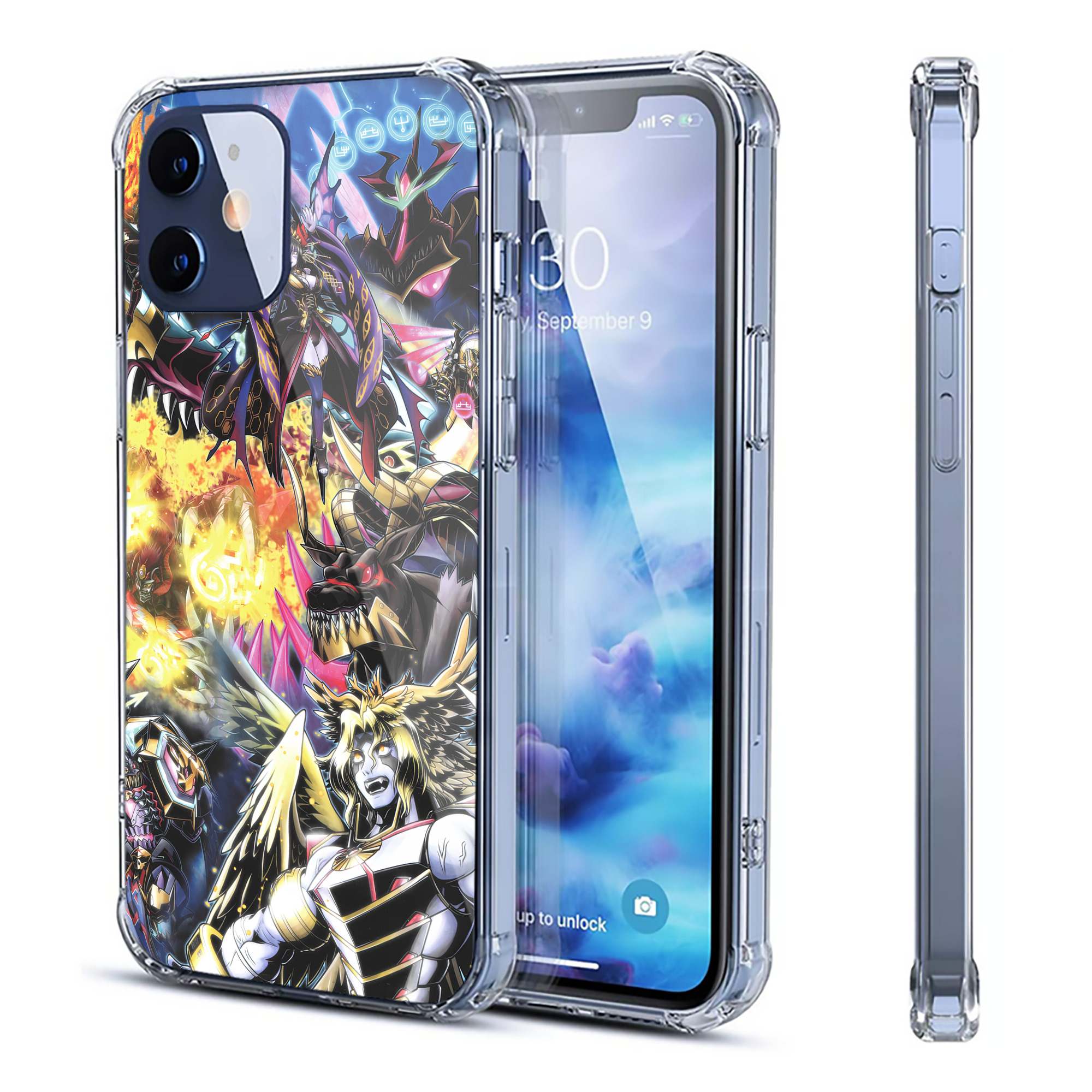 （画像用） Digimon デジタルモンスター/デジモン 【iPhone 12シリーズ対応】透明スマホケース（クリアソフトケース）